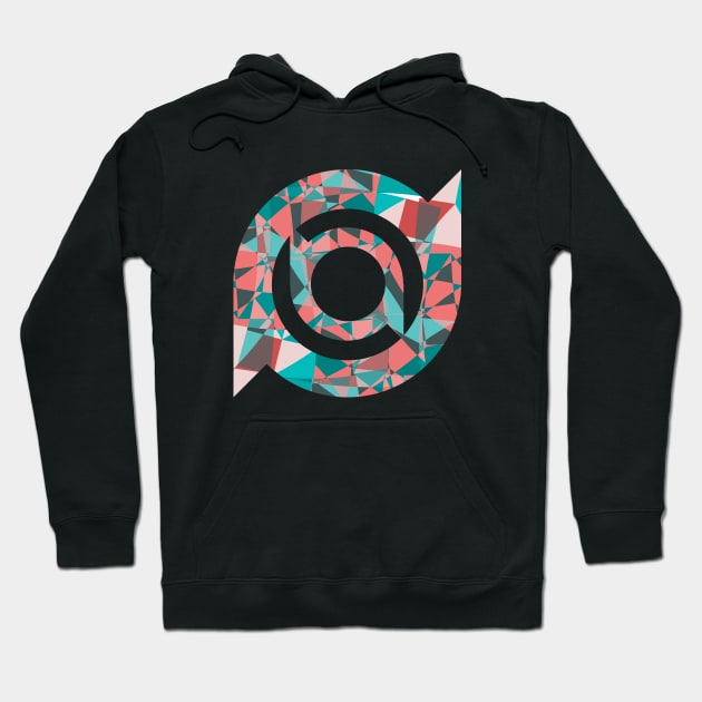 Geometric abstract graphic Hoodie by carolsalazar